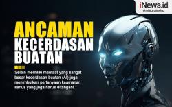 Infografis Ancaman Kecerdasan Buatan Dinilai Setara Perang Nuklir