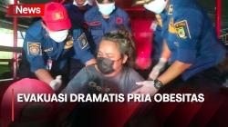 Evakuasi Pria Obesitas di Tangerang Berlangsung Dramatis, Sempat Alami Sesak Napas