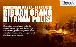 Infografis Demo Rusuh Prancis, Polisi Tangkap 3.200 Orang 