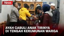 Detik-Detik Penangkapan Ayah Cabuli Anak Tirinya di Tengah Kerumunan Warga Jember