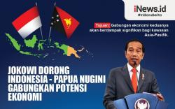 Infografis Jokowi Dorong Indonesia-Papua Nugini Gabungkan Potensi Ekonomi