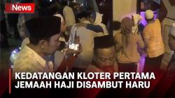 Jemaah Haji Kloter Pertama Tiba di Bangkalan Disambut Tangis Haru Keluarga