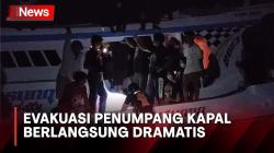 Puluhan Peziarah Terombang-ambing di Laut Polewali Mandar, Kapal Mati Mesin