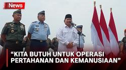 Prabowo: Pesawat C-130J Super Hercules Dibutuhkan untuk Operasi Pertahanan dan Kemanusiaan