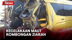Dua Orang Meninggal dalam Kecelakaan Maut Bus Rombongan Peziarah di Tol Ngawi-Solo