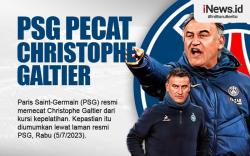Infografis Christophe Galtier Dipecat PSG