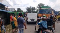Kecelakaaan Hari Ini di Medan, Truk Tabrak Bus Trans Metro Deli hingga Terbalik<