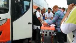 4 Bus Rombongan Haji asal Asahan Kecelakaan, Ada Jemaah Syok Dievakuasi ke Ambulans