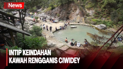 Indahnya Kawah Rengganis Ciwidey, Unik Ada Semburan Uap Panas 