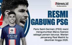Infografis Eks Bintang Real Madrid Marco Asensio Gabung PSG