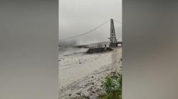 2 Jembatan di Lumajang Putus Diterjang Banjir Bandang Lahar Dingin Semeru