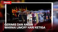 Gerimis dan Angin Warnai LIMOFF Hari Ketiga, Model tetap Antusias Berjalan di Catwalk