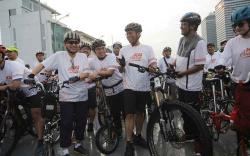 Kolaborasi KAI dan Transjakarta Kampanye Hidup Sehat