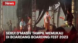 Intip Keseruan D'Masiv Nyanyi Bareng 'Passenger' di Boardang Boarding Fest 2023
