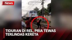 Tiduran di Rel saat Kereta akan Melintas, Seorang Pria Tewas di Perlintasan Pasar Senen