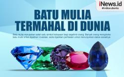 Infografis Batu Mulia Termahal di Dunia 