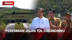 Jokowi Resmikan Jalan Tol Cisumdawu, Permudah Konektivitas Bandung-Kertajati