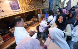 Caleg Partai Perindo Ajak Ratusan Warga Kalideres Jakbar Makan Bersama