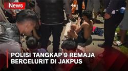 Polisi Tangkap 9 Remaja Bercelurit di Cempaka Putih Jakpus, Diduga Hendak Serang Warga