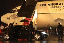 Wapres Ma’ruf Amin Disambut Hujan Deras saat Tiba di Timika Papua