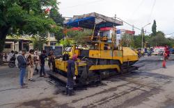 Jalan Rusak Kota Sorong Diperbaiki Jelang Kedatangan Wapres Ma'ruf Amin