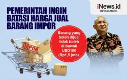 Infografis Pemerintah Ingin Batasi Harga Jual Barang Impor  di e-Commerce