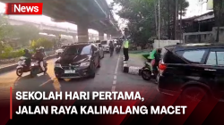 Jalan Raya Kalimalang Macet,  Hari Pertama Masuk Sekolah