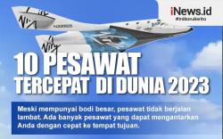 Infografis: 10 Pesawat Tercepat di Dunia 2023, Nomor 1 Ditenagai Mesin Roket