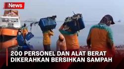 Terjunkan 200 Personel dan Alat Berat, Dinas LH DKI Bersihkan Sampah di Kawasan Mangrove