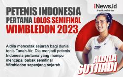 Infografis Aldila Sutjiadi Petenis Indonesia Pertama Lolos Semifinal Wimbledon 