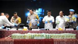 Polda Aceh Tangkap Jaringan Narkoba Internasional, Temukan 57 Kg Sabu