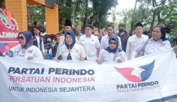KPU Kota Palembang Gelar Kirab Pemilu 2024, Partai Perindo Ikut Partisipasi