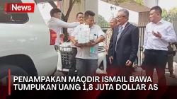 Penuhi Panggilan Kejagung Hari Ini, Maqdir Ismail Bawa Tumpukan Uang 1,8 Juta Dollar AS