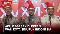 Hadiri Rakernas Apeksi, 3 Bakal Capres Adu Gagasan di Depan Wali Kota Seluruh Indonesia