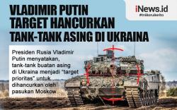 Infografis Putin Incar Tank-Tank Barat di Ukraina