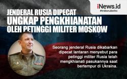Infografis Jenderal Rusia Dipecat, Ungkap Pengkhianatan Petinggi Militer Moskow 