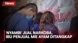 Miris! Ibu Pedagang Mie Ayam di Sukabumi Ditangkap 'Nyambi' Jual Narkoba<