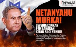 Infografis Netanyahu Murka Swedia Izinkan Pembakaran Kitab Suci Yahudi