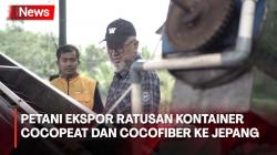 Petani Milenial Asal Jawa Barat Ekspor Ratusan Kontainer Cocopeat dan Cocofiber ke Jepang