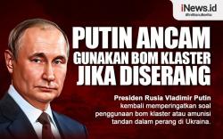 Infografis Putin Ancam Gunakan Bom Klaster