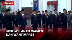 Presiden Jokowi Juga Lantik Beberapa Wamen dan Wantimpres Pagi Ini