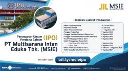 IPO Multisarana Intan Eduka (MSIE) Masuki Masa Bookbuilding, Simak Jadwalnya 