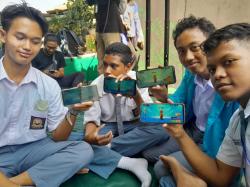 Keseruan Kompetisi Mini Fight of Legends di SMK PGRI 2 Depok, Para Siswa Langsung Lihai