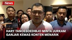Hary Tanoe Bekali Jurkam Ganjar untuk Kreatif Buat Konten Menarik di Berbagai Platform