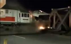 Kecelakaan KA Brantas vs Truk Tronton, Sopir dan Kernet Belum Ditemukan