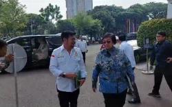 Presiden Jokowi Gelar Ratas Bahas El Nino, Mentan dan Menteri LHK Tiba Bersamaan