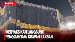 Bertepatan dengan Tahun Baru Islam, Kiswah Penutup Kakbah Diganti