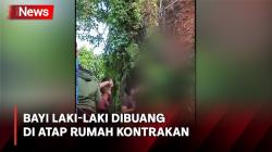 Dengar Tangisan, Warga Sukabumi Temukan Bayi Laki-Laki Dibuang di Atap Rumah Kontrakan