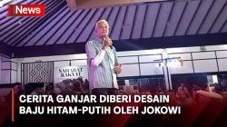 Silaturahmi 1 Muharam, Ini Cerita Ganjar Pranowo soal Desain Baju Hitam Putih Pemberian Jokowi
