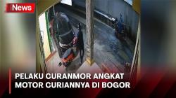 Dikunci Ganda, Pelaku Curanmor Angkat Motor Curiannya di Bogor